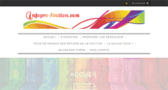 Desktop Screenshot of infopro-finition.com